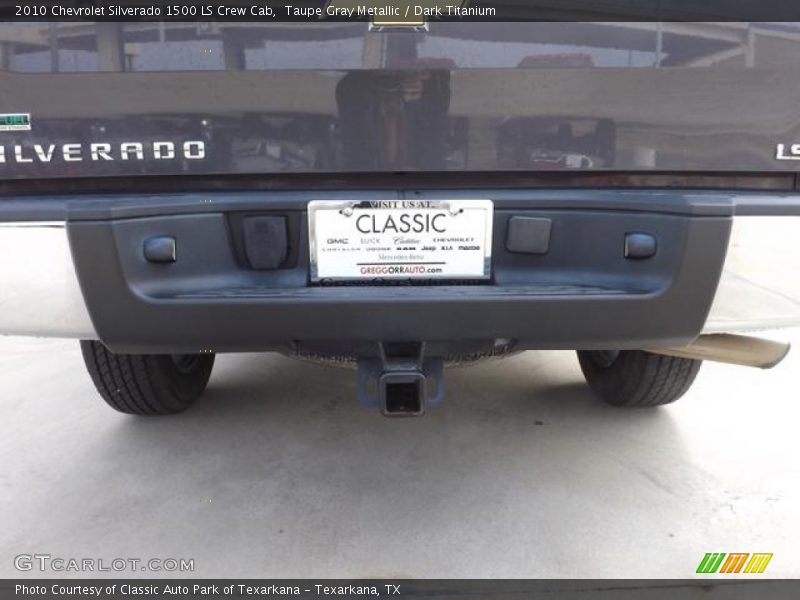 Taupe Gray Metallic / Dark Titanium 2010 Chevrolet Silverado 1500 LS Crew Cab