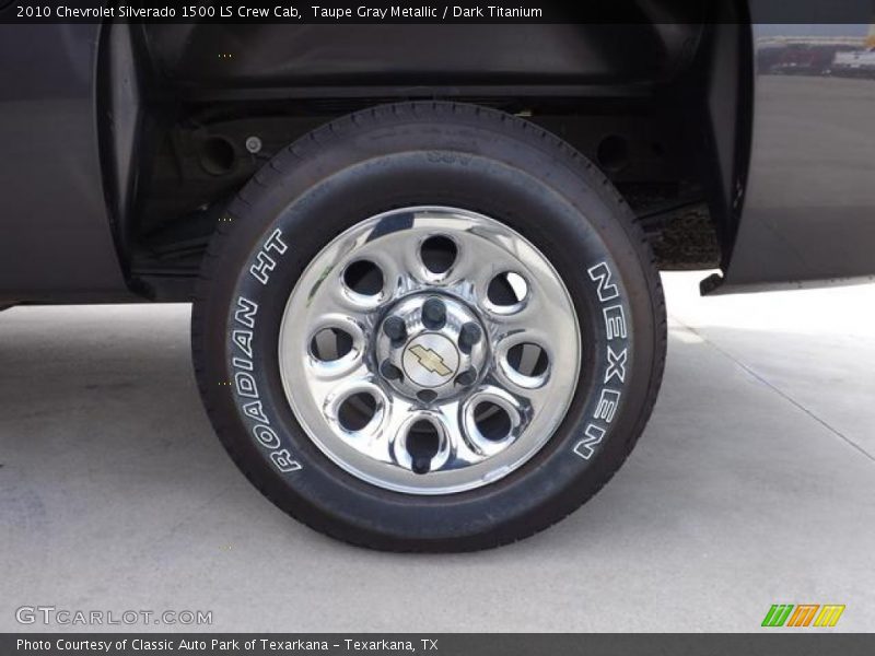 Taupe Gray Metallic / Dark Titanium 2010 Chevrolet Silverado 1500 LS Crew Cab