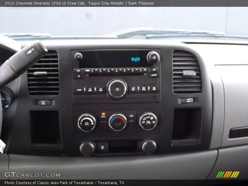 Taupe Gray Metallic / Dark Titanium 2010 Chevrolet Silverado 1500 LS Crew Cab