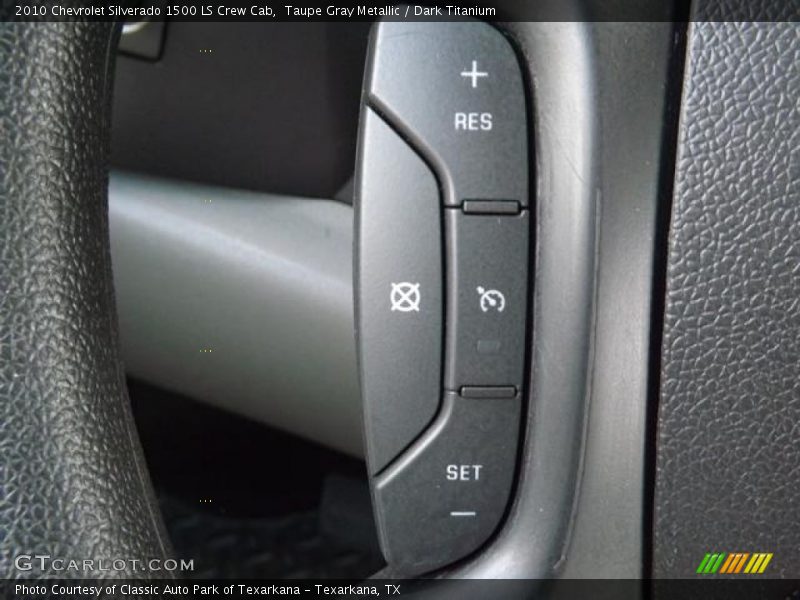 Taupe Gray Metallic / Dark Titanium 2010 Chevrolet Silverado 1500 LS Crew Cab