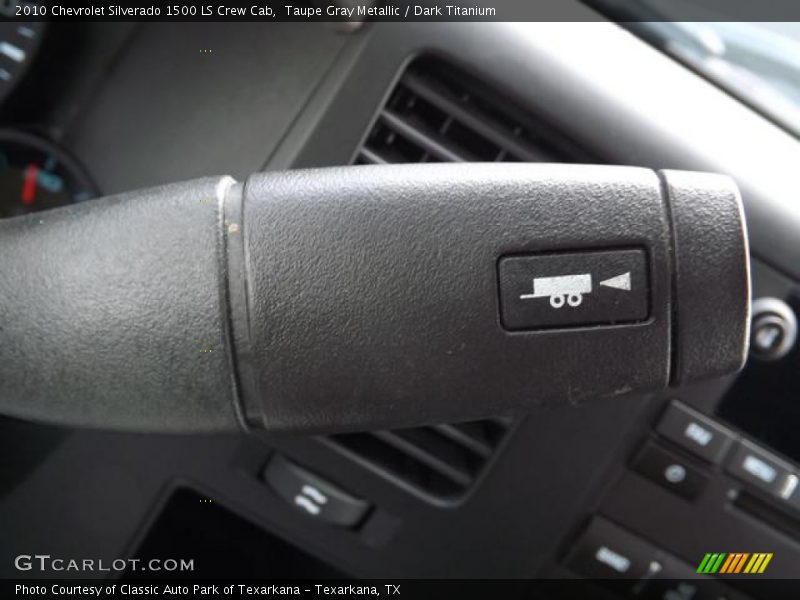 Taupe Gray Metallic / Dark Titanium 2010 Chevrolet Silverado 1500 LS Crew Cab