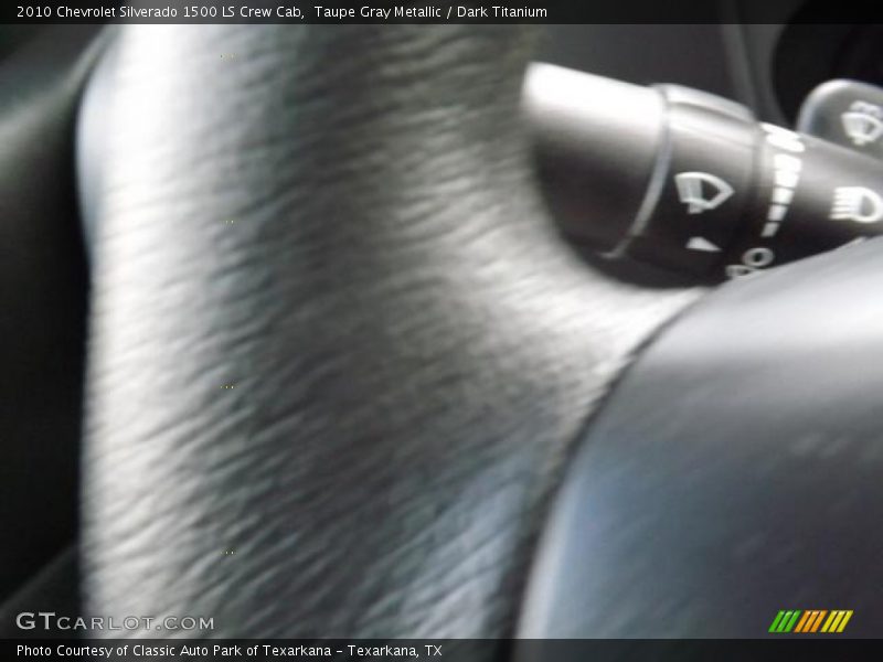 Taupe Gray Metallic / Dark Titanium 2010 Chevrolet Silverado 1500 LS Crew Cab