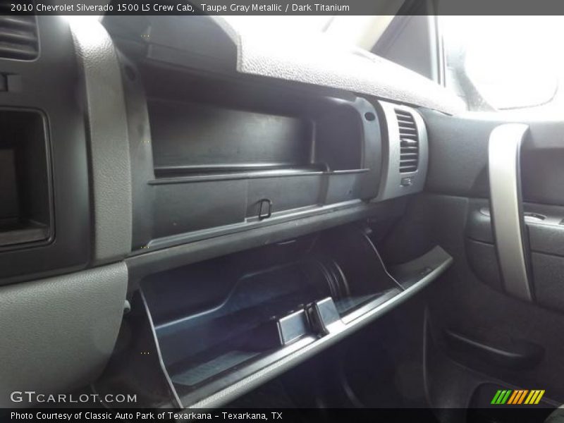Taupe Gray Metallic / Dark Titanium 2010 Chevrolet Silverado 1500 LS Crew Cab