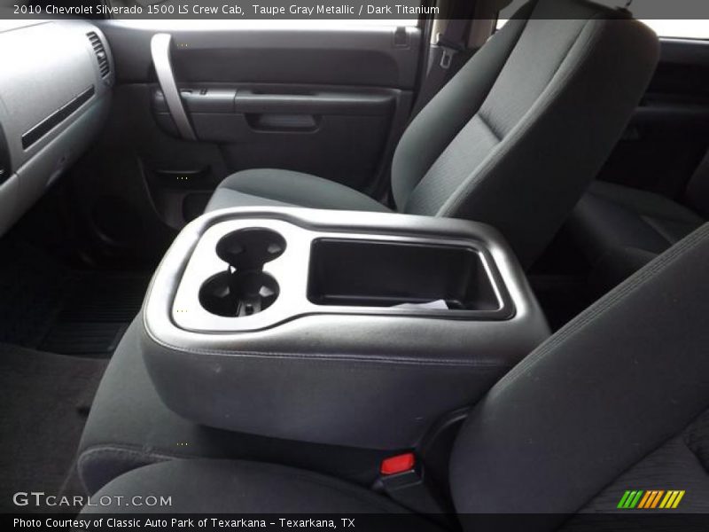 Taupe Gray Metallic / Dark Titanium 2010 Chevrolet Silverado 1500 LS Crew Cab