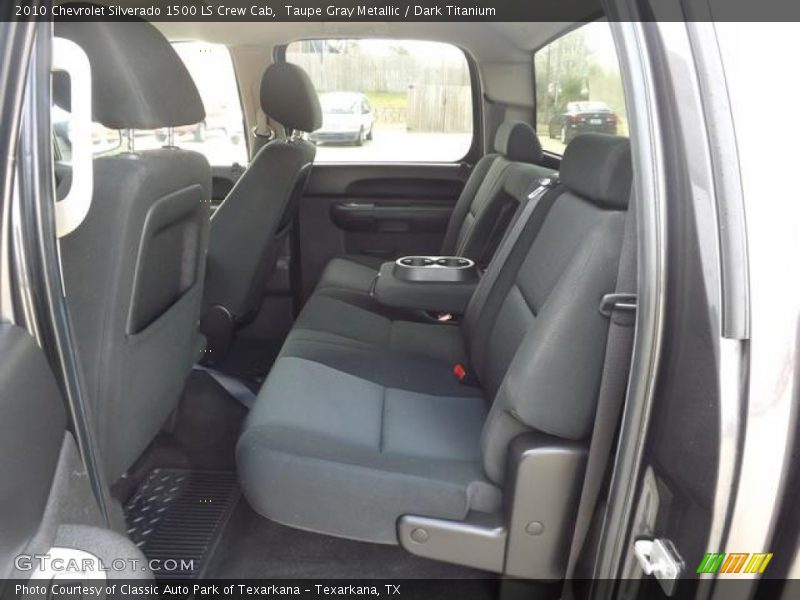 Taupe Gray Metallic / Dark Titanium 2010 Chevrolet Silverado 1500 LS Crew Cab