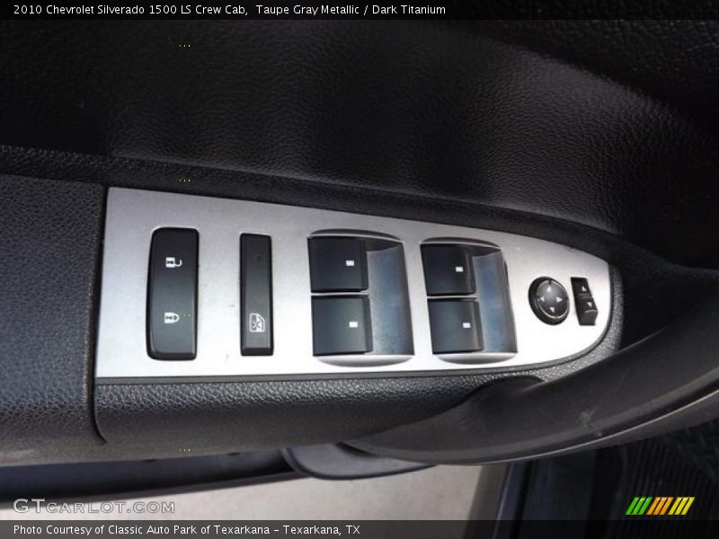 Taupe Gray Metallic / Dark Titanium 2010 Chevrolet Silverado 1500 LS Crew Cab