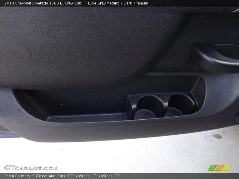 Taupe Gray Metallic / Dark Titanium 2010 Chevrolet Silverado 1500 LS Crew Cab