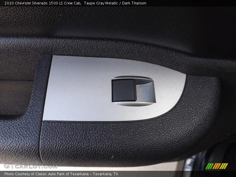 Taupe Gray Metallic / Dark Titanium 2010 Chevrolet Silverado 1500 LS Crew Cab