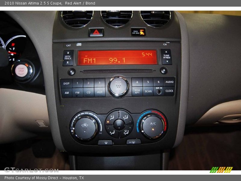 Red Alert / Blond 2010 Nissan Altima 2.5 S Coupe