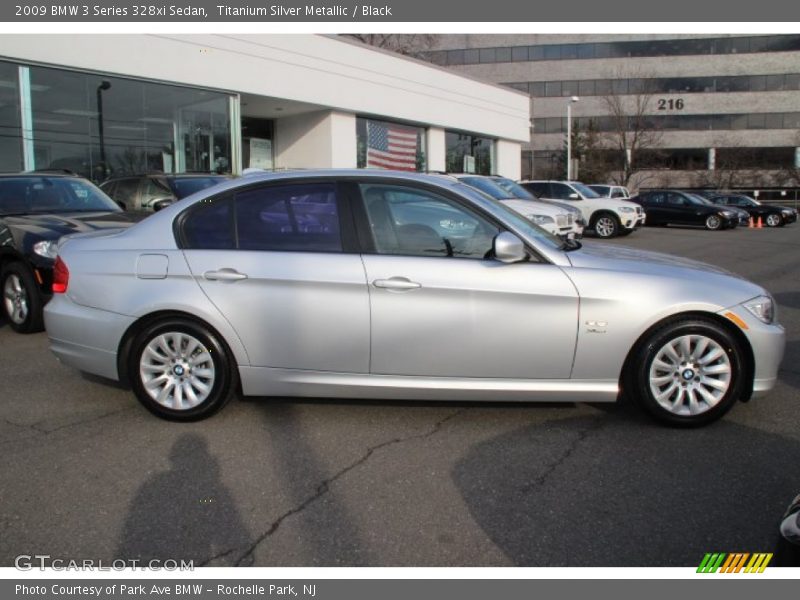 Titanium Silver Metallic / Black 2009 BMW 3 Series 328xi Sedan