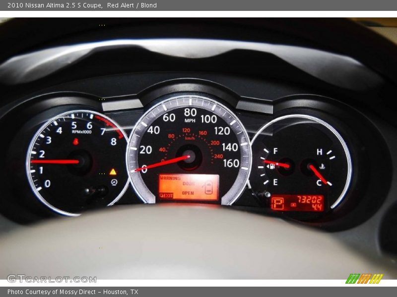  2010 Altima 2.5 S Coupe 2.5 S Coupe Gauges