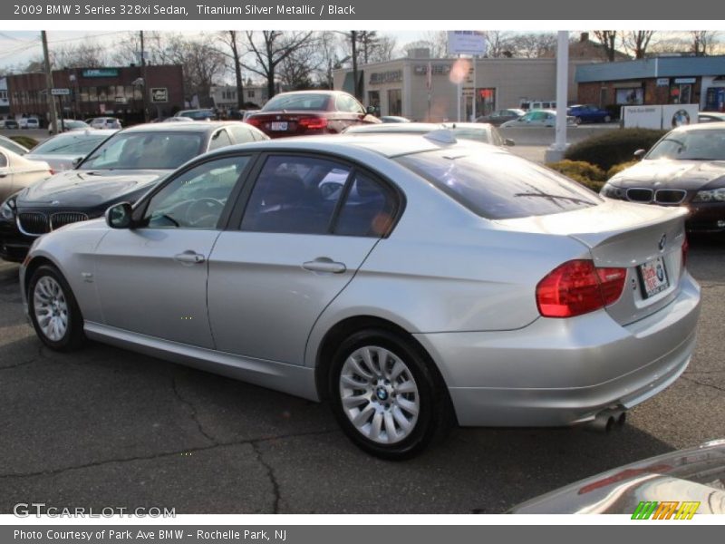 Titanium Silver Metallic / Black 2009 BMW 3 Series 328xi Sedan