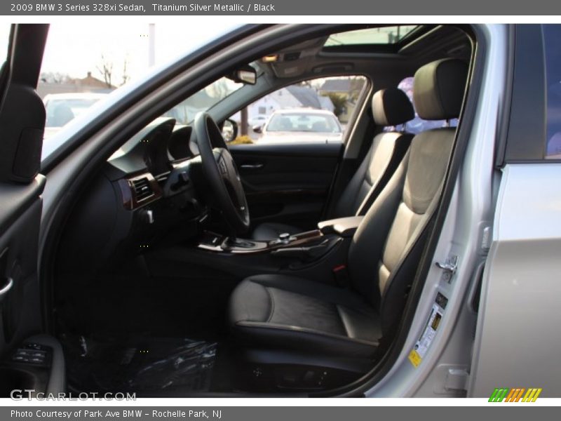 Titanium Silver Metallic / Black 2009 BMW 3 Series 328xi Sedan