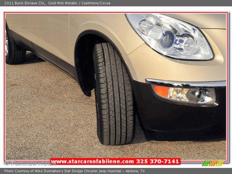 Gold Mist Metallic / Cashmere/Cocoa 2011 Buick Enclave CXL