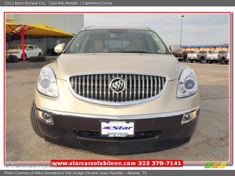 Gold Mist Metallic / Cashmere/Cocoa 2011 Buick Enclave CXL