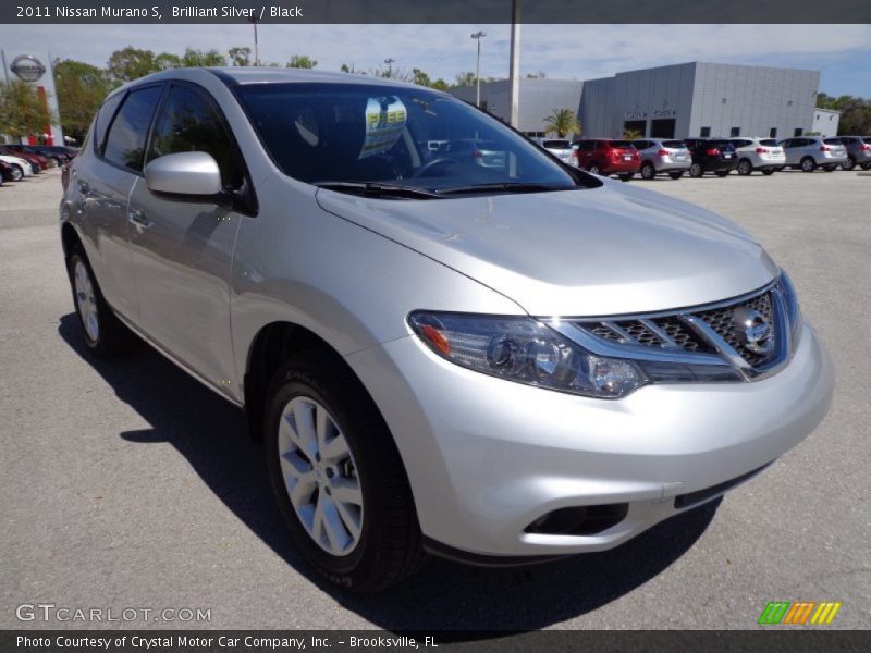 Brilliant Silver / Black 2011 Nissan Murano S