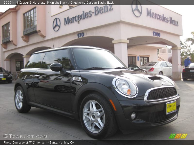 Midnight Black / Checkered Carbon Black/Black 2009 Mini Cooper S Hardtop