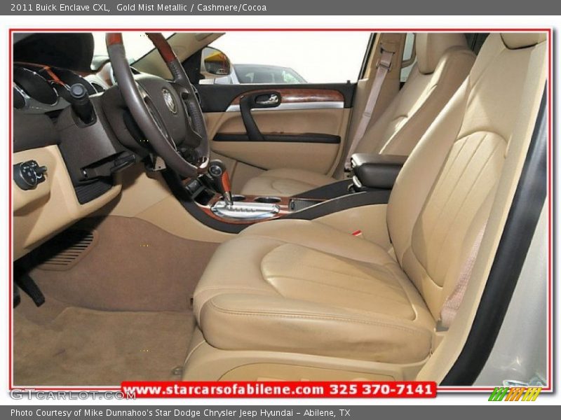 Gold Mist Metallic / Cashmere/Cocoa 2011 Buick Enclave CXL