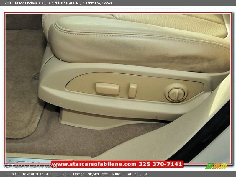 Gold Mist Metallic / Cashmere/Cocoa 2011 Buick Enclave CXL
