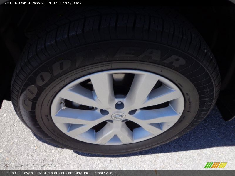 Brilliant Silver / Black 2011 Nissan Murano S