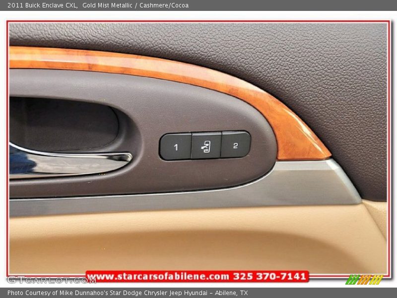 Gold Mist Metallic / Cashmere/Cocoa 2011 Buick Enclave CXL