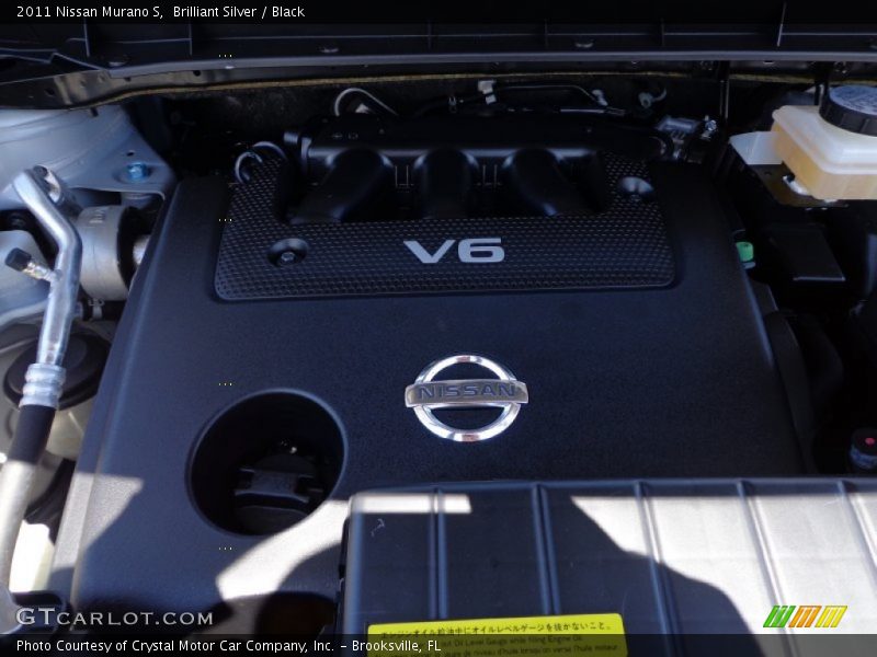 Brilliant Silver / Black 2011 Nissan Murano S