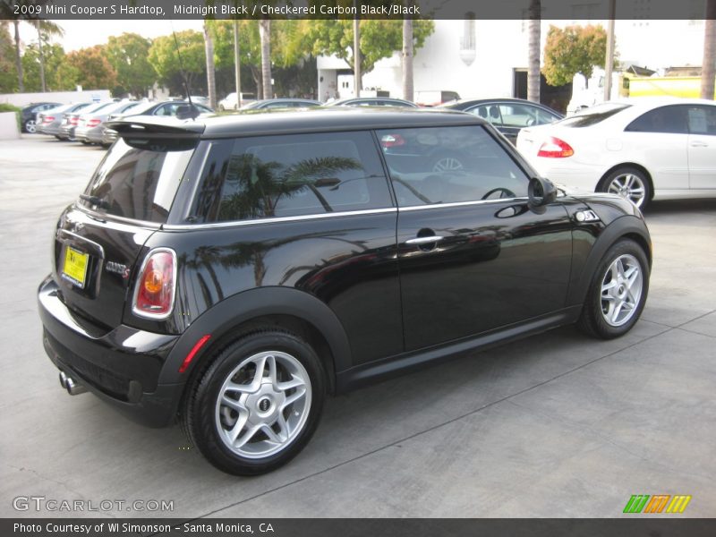 Midnight Black / Checkered Carbon Black/Black 2009 Mini Cooper S Hardtop