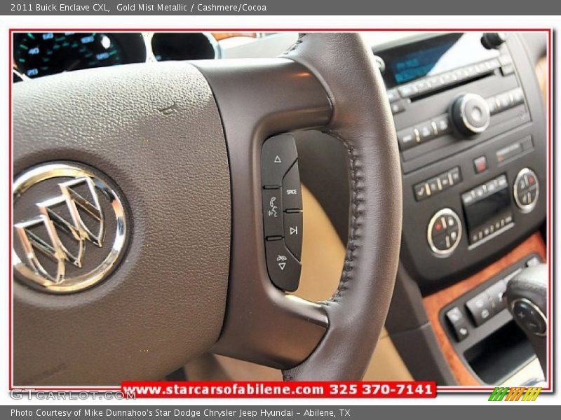 Gold Mist Metallic / Cashmere/Cocoa 2011 Buick Enclave CXL