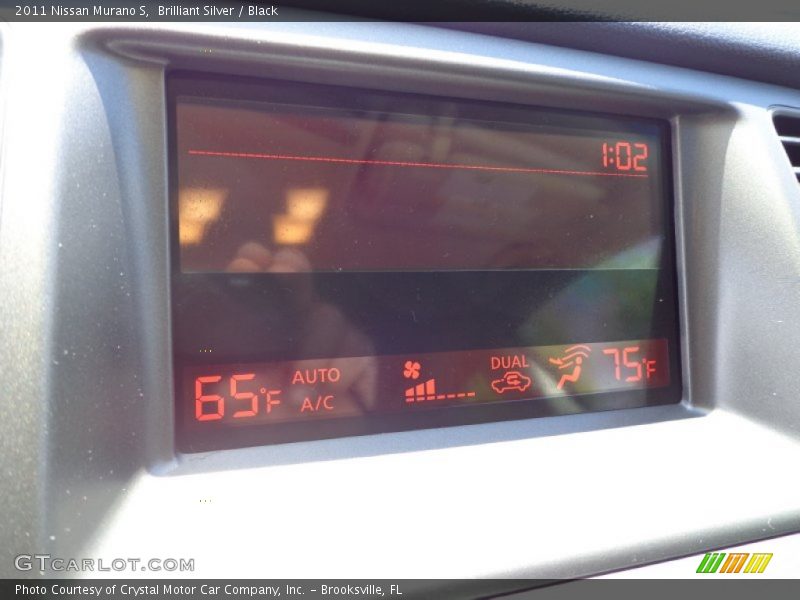 Brilliant Silver / Black 2011 Nissan Murano S