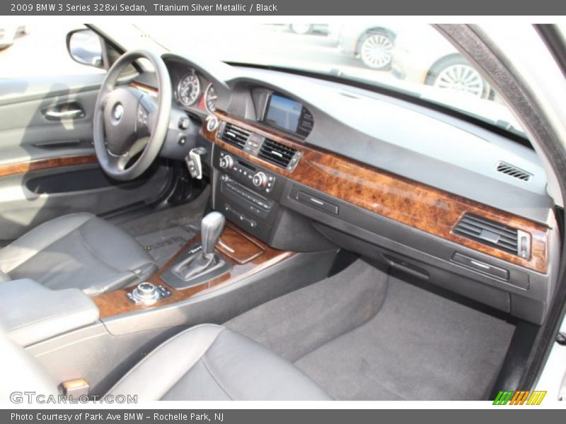 Titanium Silver Metallic / Black 2009 BMW 3 Series 328xi Sedan
