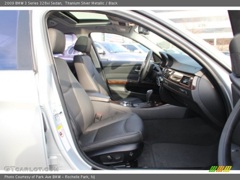Titanium Silver Metallic / Black 2009 BMW 3 Series 328xi Sedan