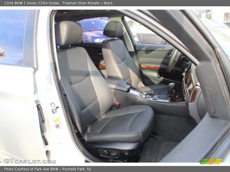 Titanium Silver Metallic / Black 2009 BMW 3 Series 328xi Sedan