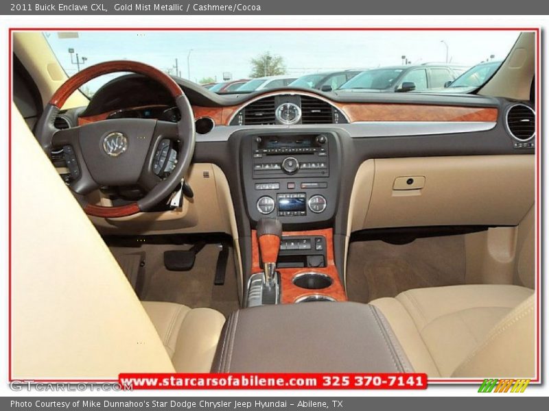 Gold Mist Metallic / Cashmere/Cocoa 2011 Buick Enclave CXL