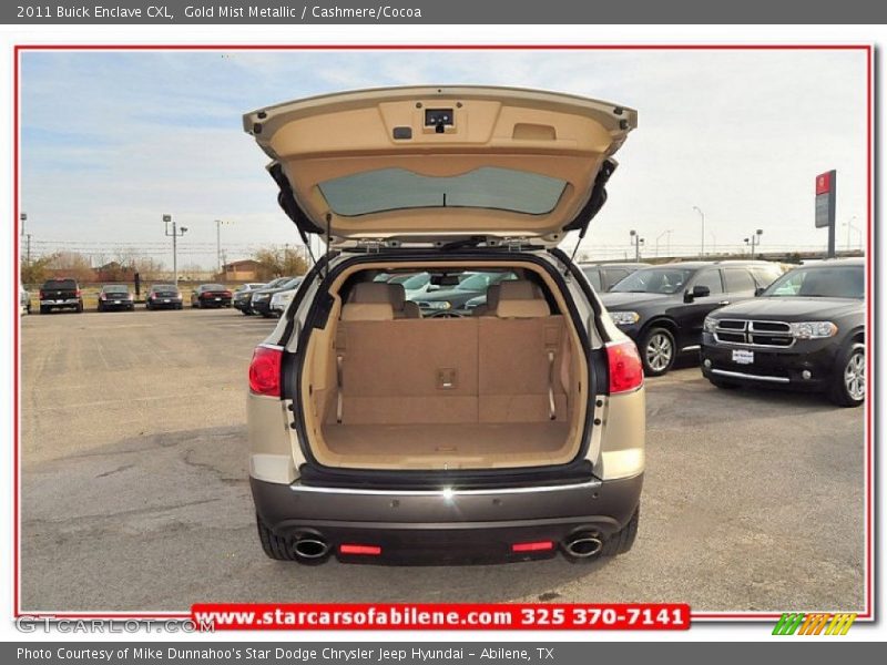 Gold Mist Metallic / Cashmere/Cocoa 2011 Buick Enclave CXL