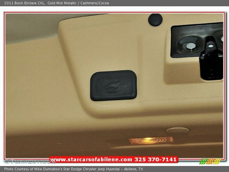 Gold Mist Metallic / Cashmere/Cocoa 2011 Buick Enclave CXL