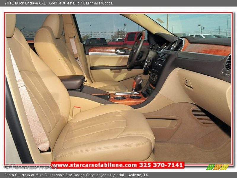 Gold Mist Metallic / Cashmere/Cocoa 2011 Buick Enclave CXL