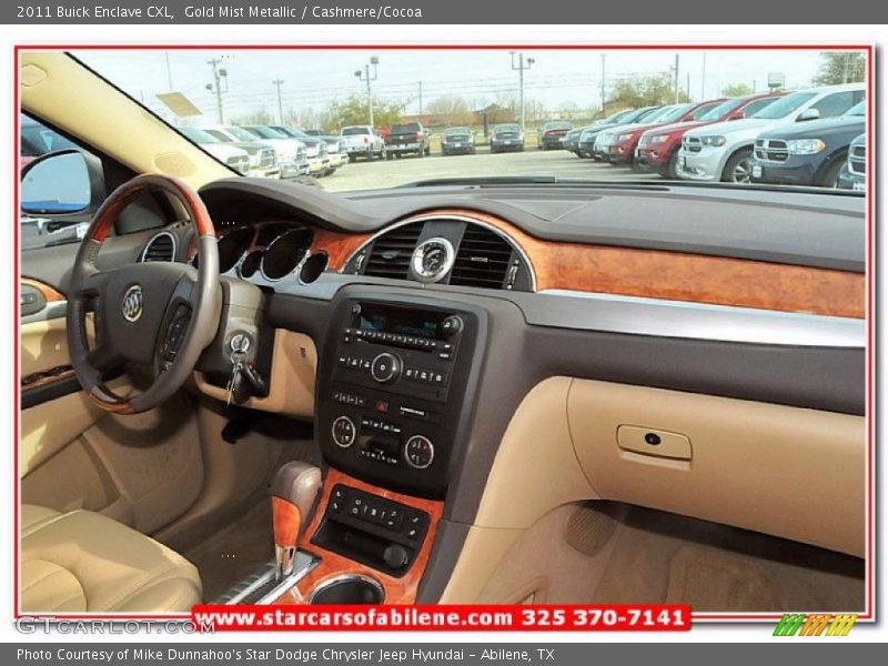 Gold Mist Metallic / Cashmere/Cocoa 2011 Buick Enclave CXL