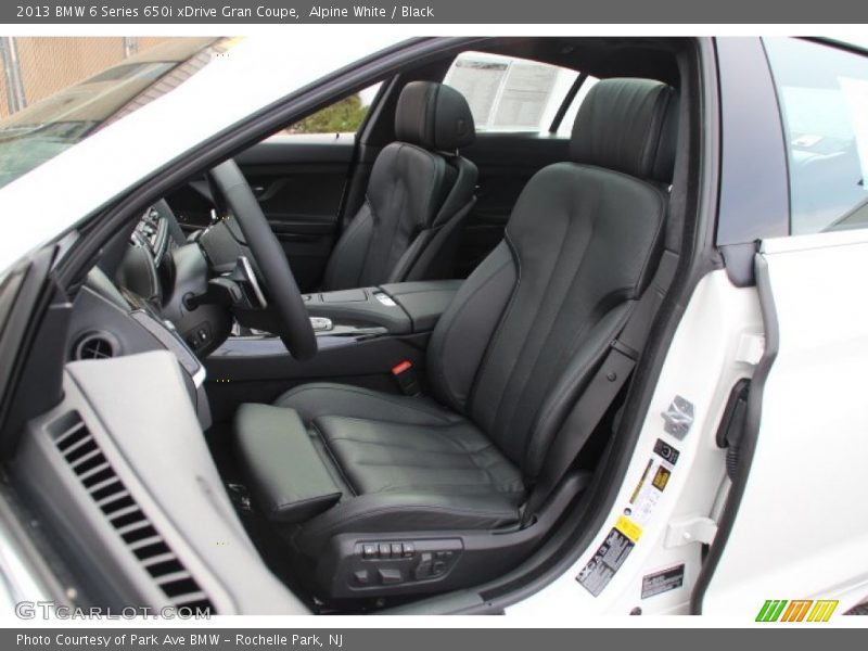 Front Seat of 2013 6 Series 650i xDrive Gran Coupe