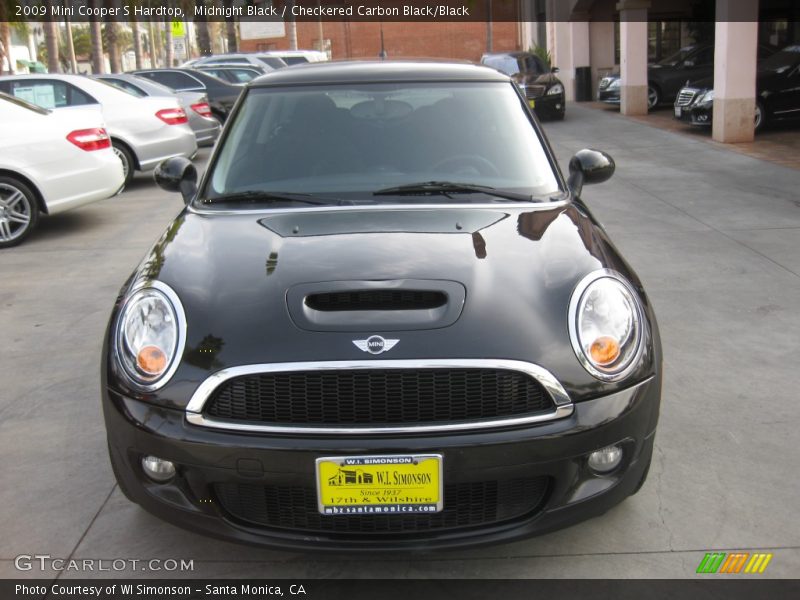 Midnight Black / Checkered Carbon Black/Black 2009 Mini Cooper S Hardtop