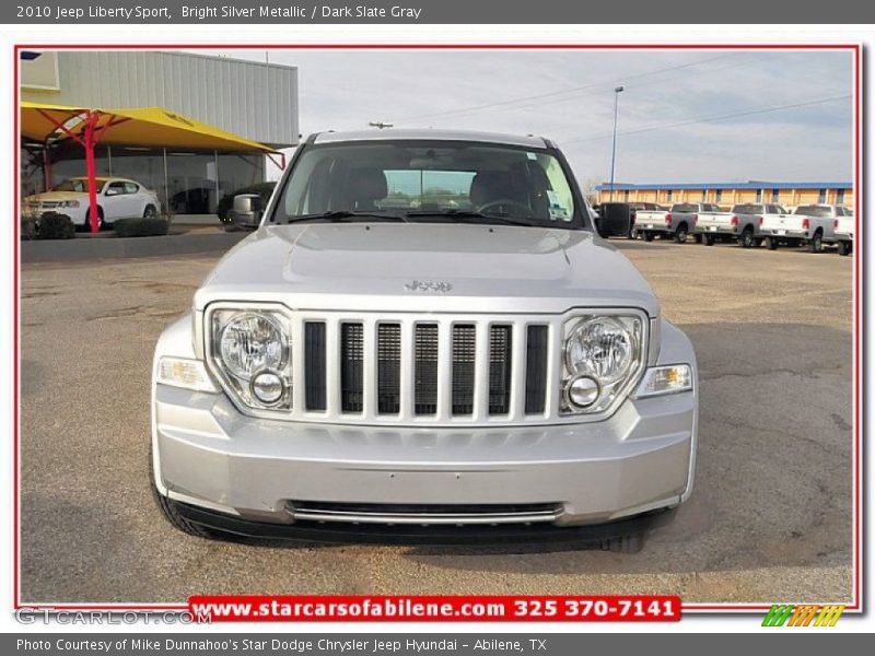 Bright Silver Metallic / Dark Slate Gray 2010 Jeep Liberty Sport