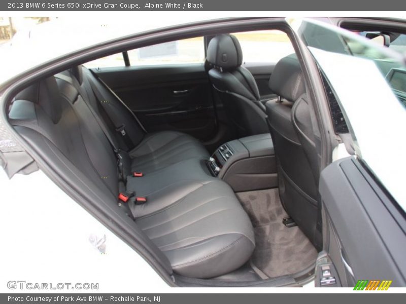Rear Seat of 2013 6 Series 650i xDrive Gran Coupe