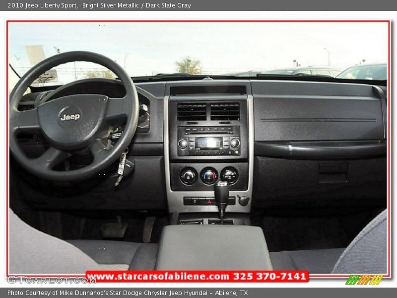 Bright Silver Metallic / Dark Slate Gray 2010 Jeep Liberty Sport