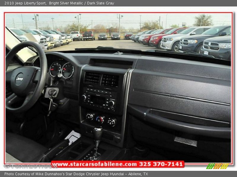 Bright Silver Metallic / Dark Slate Gray 2010 Jeep Liberty Sport
