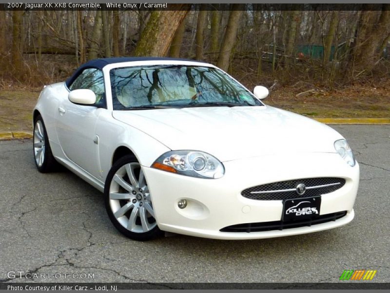 White Onyx / Caramel 2007 Jaguar XK XK8 Convertible