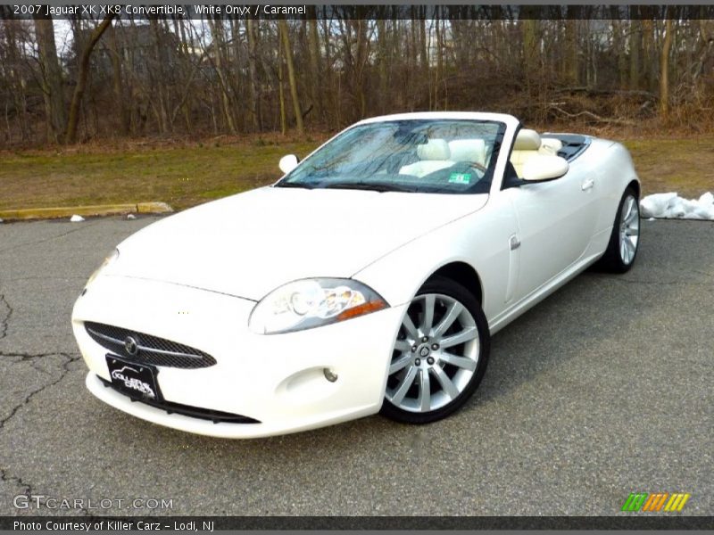 White Onyx / Caramel 2007 Jaguar XK XK8 Convertible