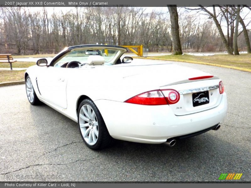 White Onyx / Caramel 2007 Jaguar XK XK8 Convertible
