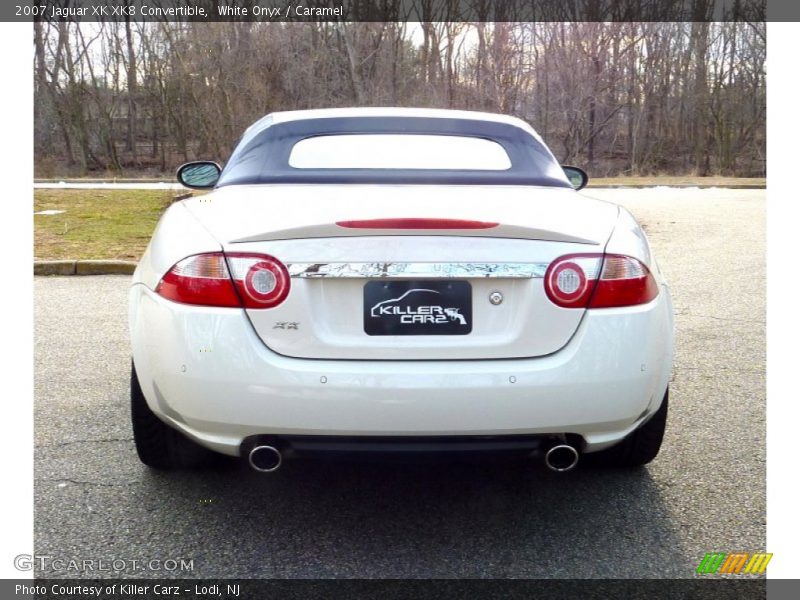 White Onyx / Caramel 2007 Jaguar XK XK8 Convertible