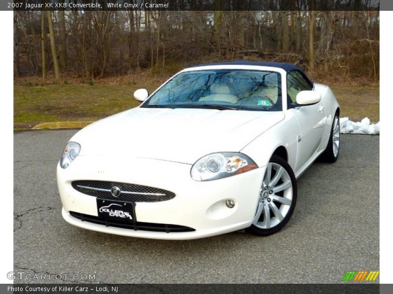 White Onyx / Caramel 2007 Jaguar XK XK8 Convertible