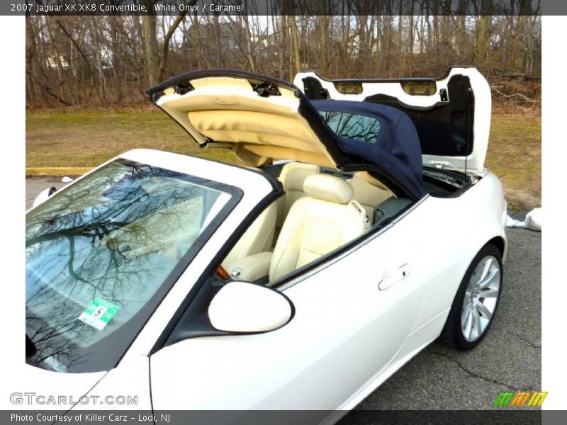 White Onyx / Caramel 2007 Jaguar XK XK8 Convertible