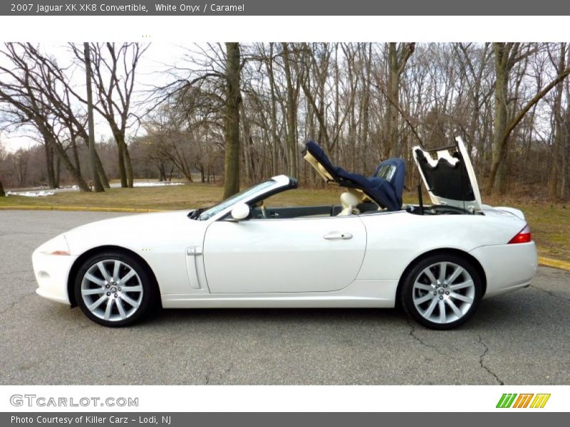 White Onyx / Caramel 2007 Jaguar XK XK8 Convertible